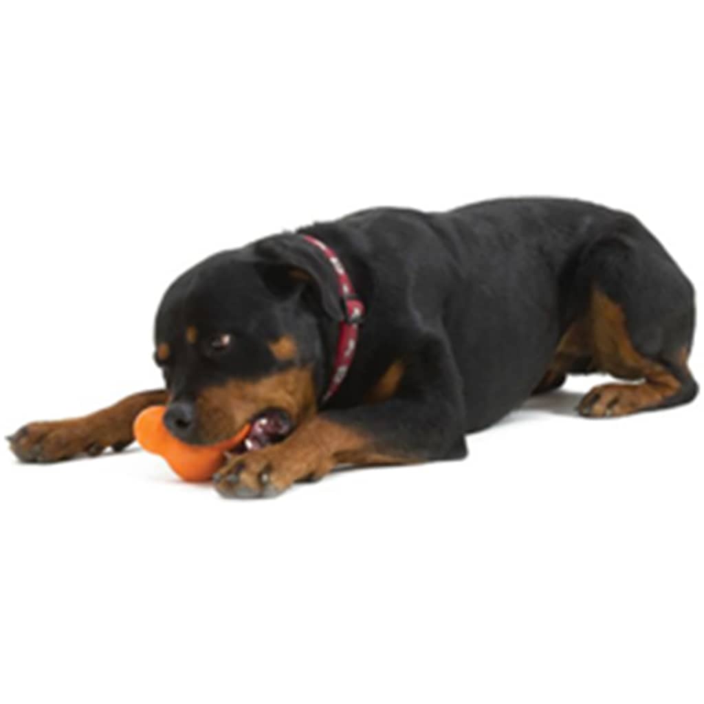 West Paw Dog Toy with Zogoflex Tux Mandarin Orange L