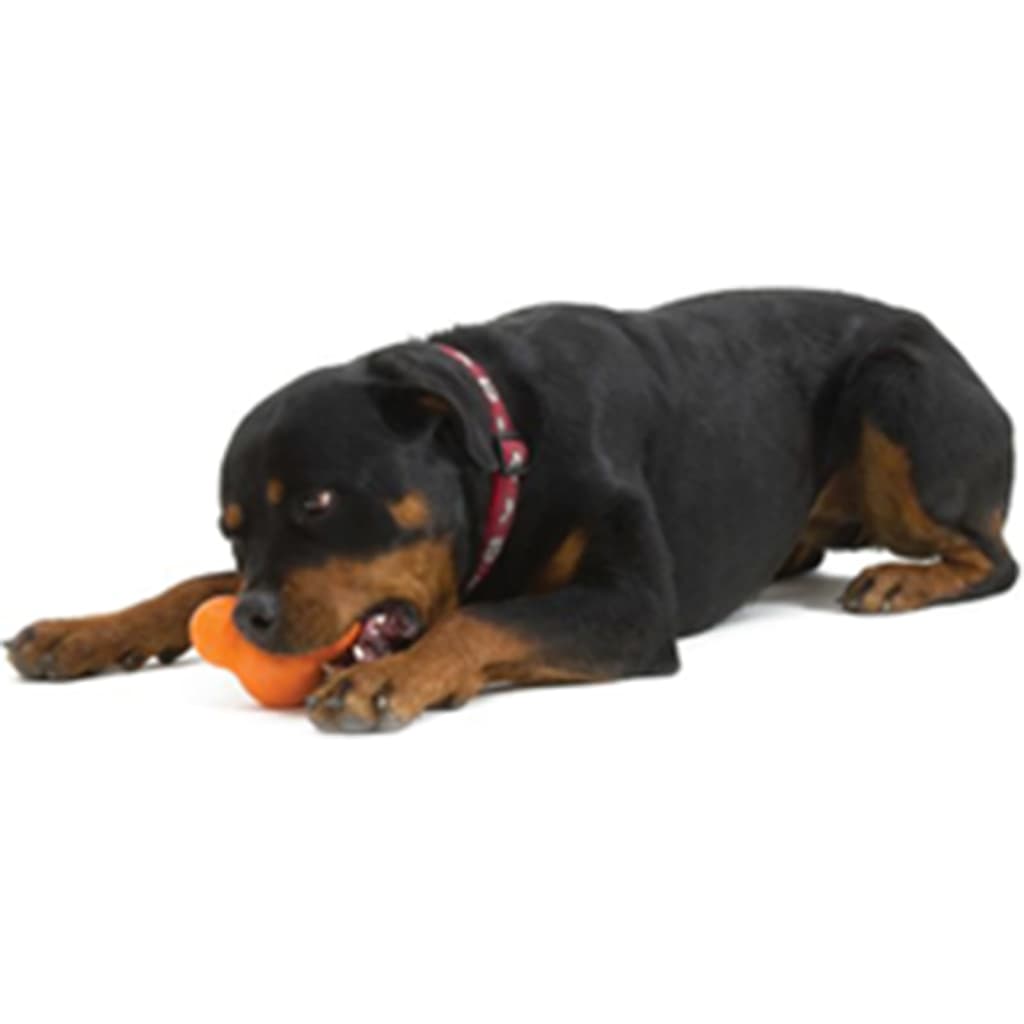 West Paw Dog Toy with Zogoflex Tux Mandarin Orange S