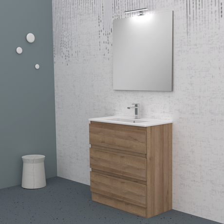 Allegra 3-drawer bathroom cabinet - LE ROVERE FARNIA