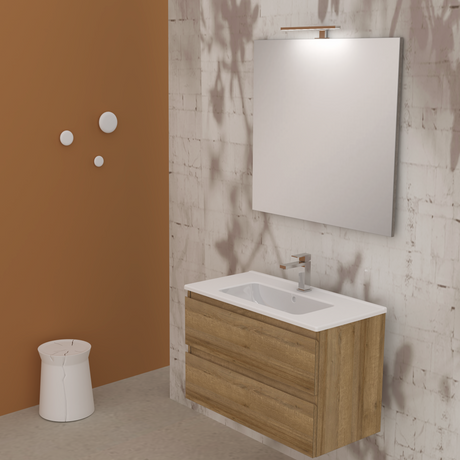 Mobile da Bagno Allegra 2 Cassetti - LE ROVERE FARNIA