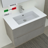 Mobile da Bagno Rigo cm. 60 x 45 x 50 - LE GRIGIO CALDO