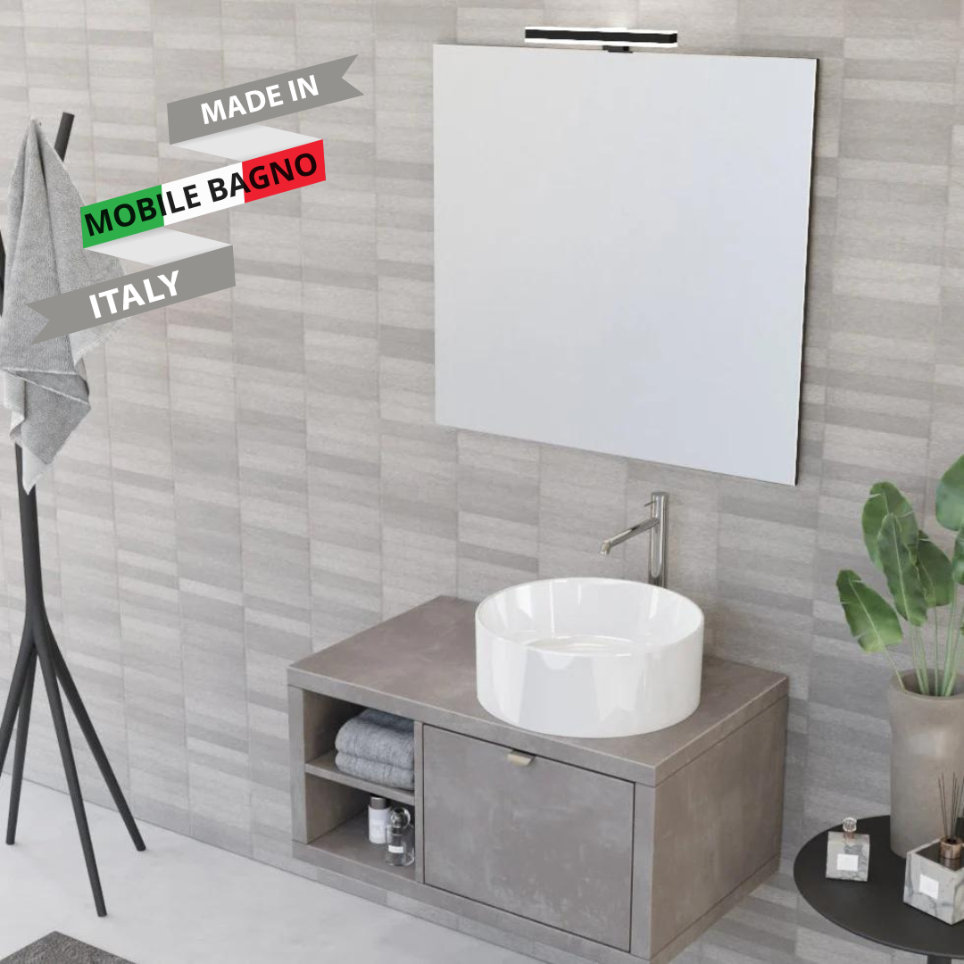 Mobile Da Bagno Domus New LE GRIGIO CALDO