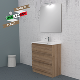 Mobile da Bagno allegra 3 cassetti - LE ROVERE FARNIA