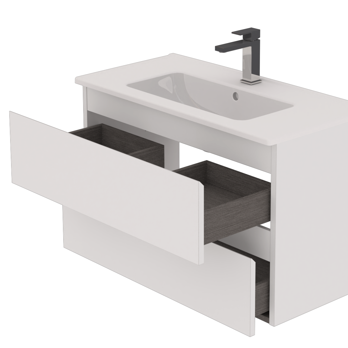 Allegra Badezimmerschrank 2 Schubladen – LE