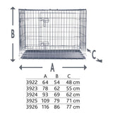 TRIXIE Domestic Dog Cage 64x54x48 cm Galvanized