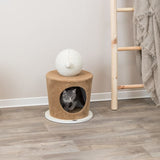 TRIXIE Cat Nest with Scratching Ball 36x50 cm Taupe