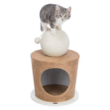 TRIXIE Cat Nest with Scratching Ball 36x50 cm Taupe