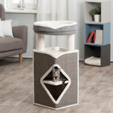 TRIXIE Scratching Post for Cats Arma Blue Gray and White