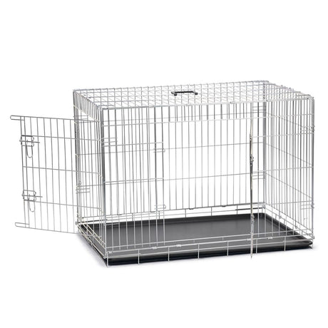 Karlie Dog Cage with 2 Doors 107.5x70.5x76.5 cm Silver