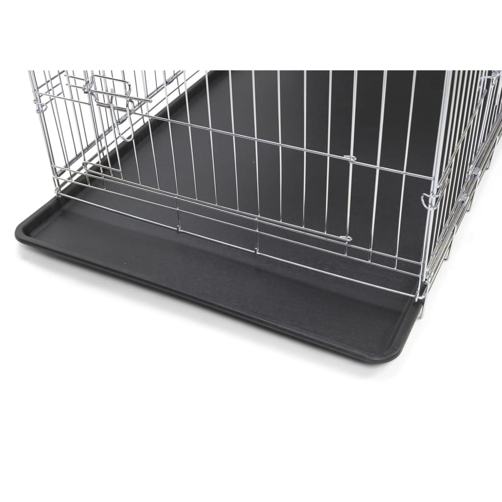 Karlie Dog Cage with 2 Doors 107.5x70.5x76.5 cm Silver