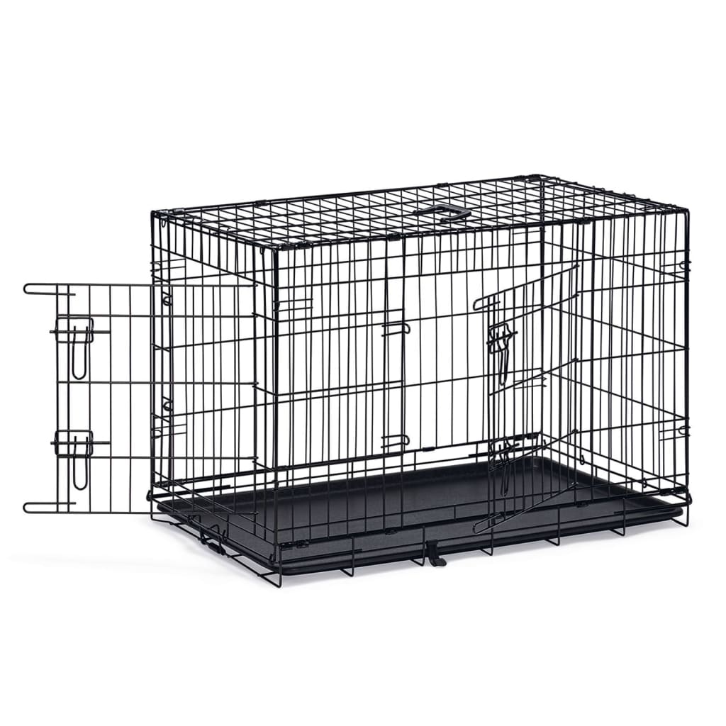 Karlie Dog Cage with 2 Doors 92x57x63cm Black