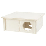 TRIXIE House for Rodents with 4 Rooms 30x12x30 cm in Wood