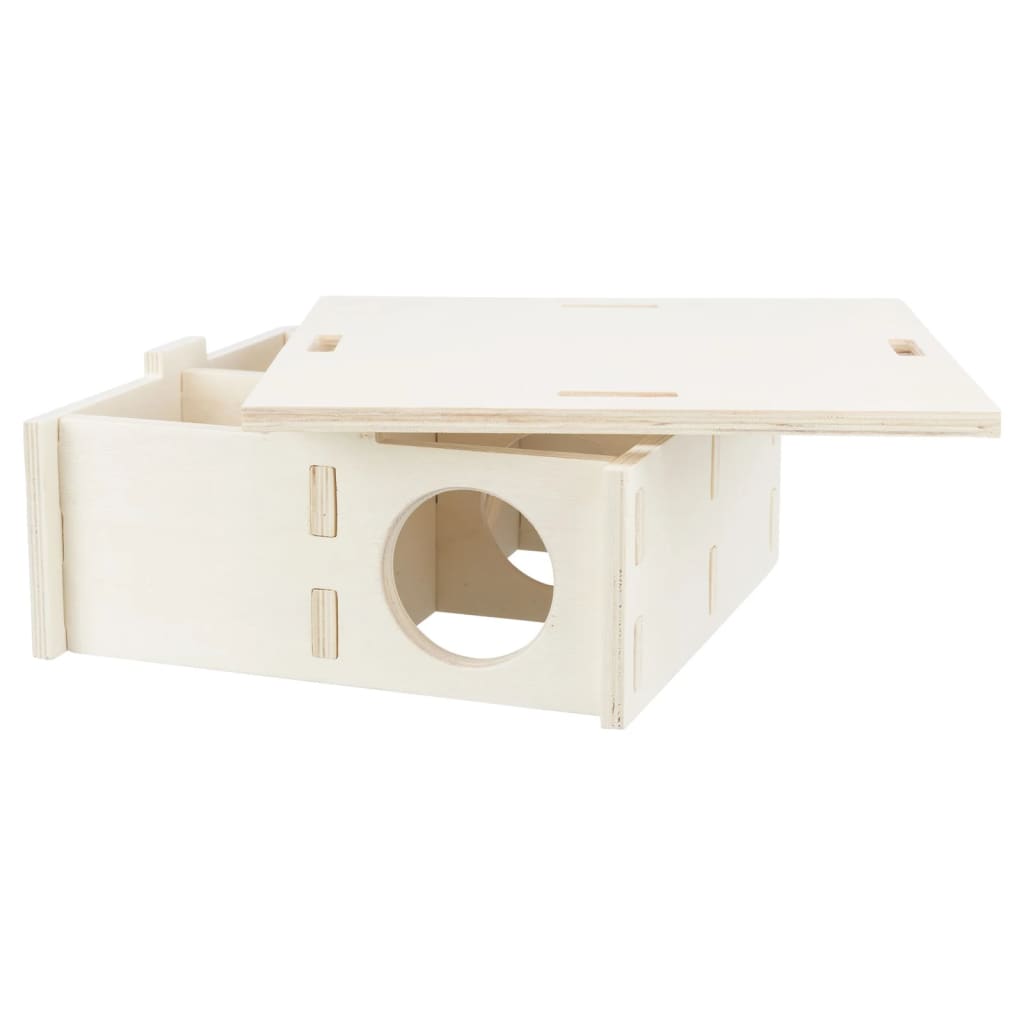 TRIXIE House for Rodents with 4 Rooms 30x12x30 cm in Wood