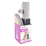 FLAMINGO Scratching Post for Cats Asa 30x30x41.5 cm Gray