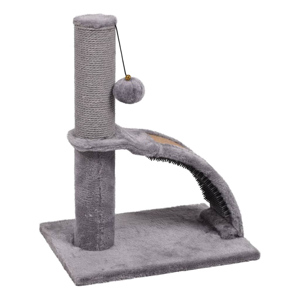 FLAMINGO Scratching Post Tree for Cats Tessa 35x25x43.5 cm Gray