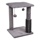 FLAMINGO Scratching Post Tree for Cats Una 35x35x48.5 cm Gray