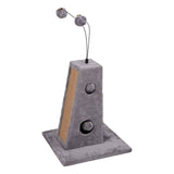 FLAMINGO Scratching Post for Cats Lara 35x35x68 cm Gray