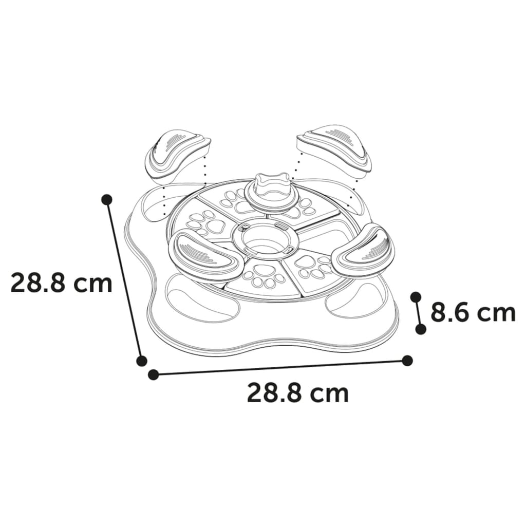 FLAMINGO Mind Trainer for Dogs Sherlock 28.8x28.8x8.6 cm