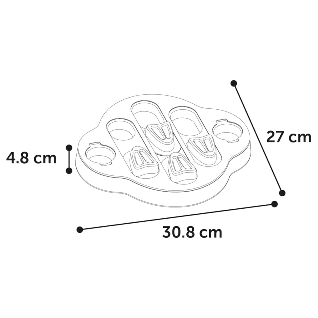 FLAMINGO Mind Trainer for Dogs Sherlock Clyde 30.8x27x4.8 cm