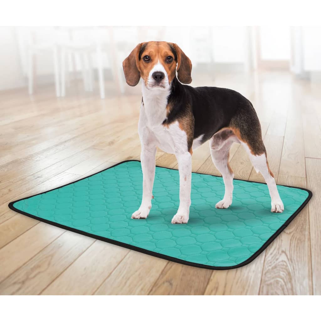 FLAMINGO Washable Non-Slip Training Mat Patsy L Green