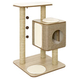 Jack and Vanilla Scratching Post for Cats Molly 56x56x86cm Brown