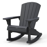 Keter Sedia a Dondolo Adirondack Troy Graffite