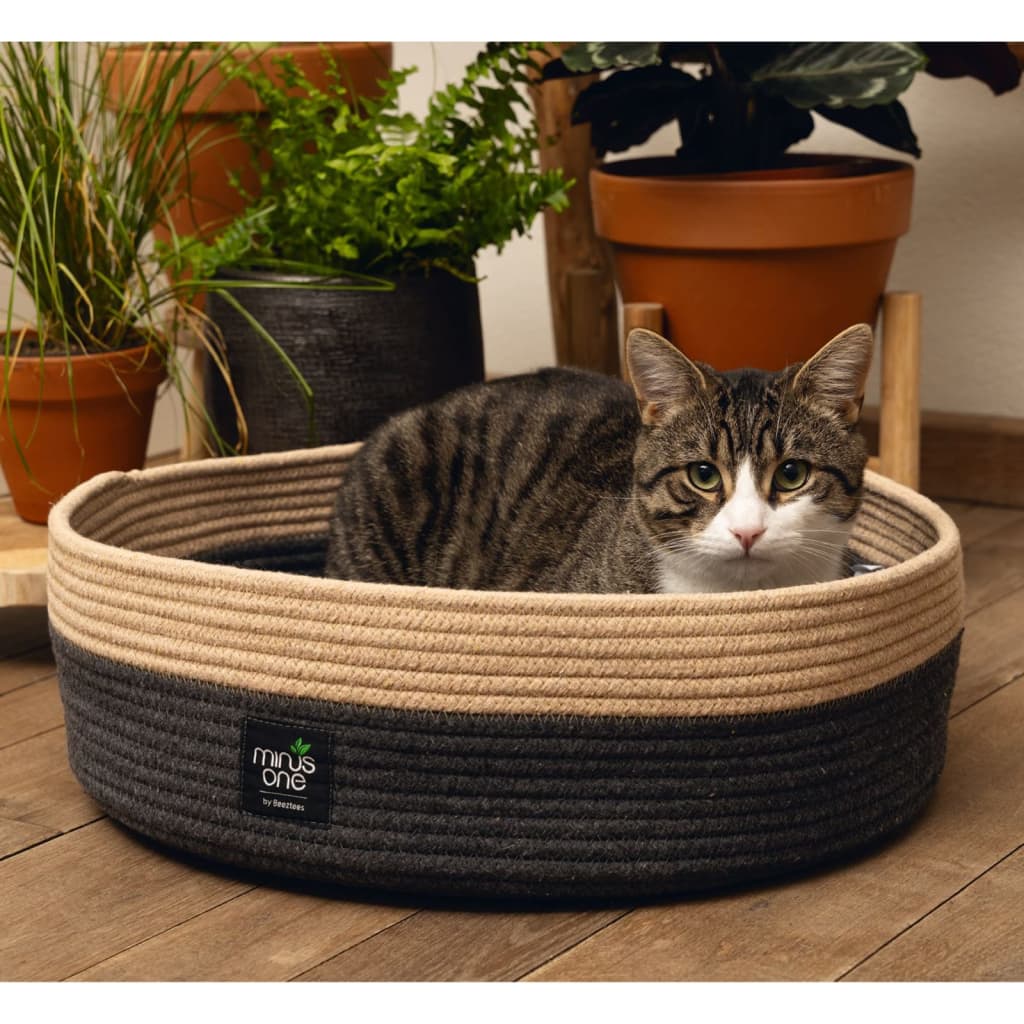 Beeztees Minus One Xana Cat Kennel 45x14cm Gray and Brown