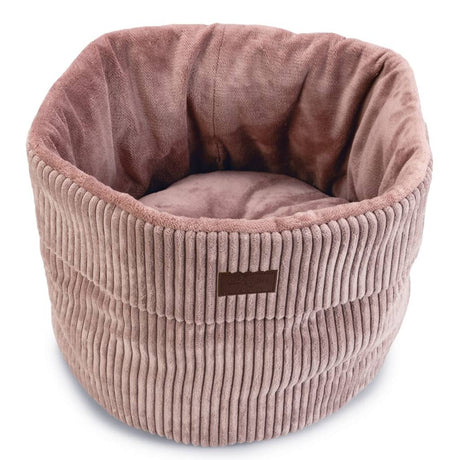 Designed by Lotte Pink Ribbed Cat Kennel 50x35 cm