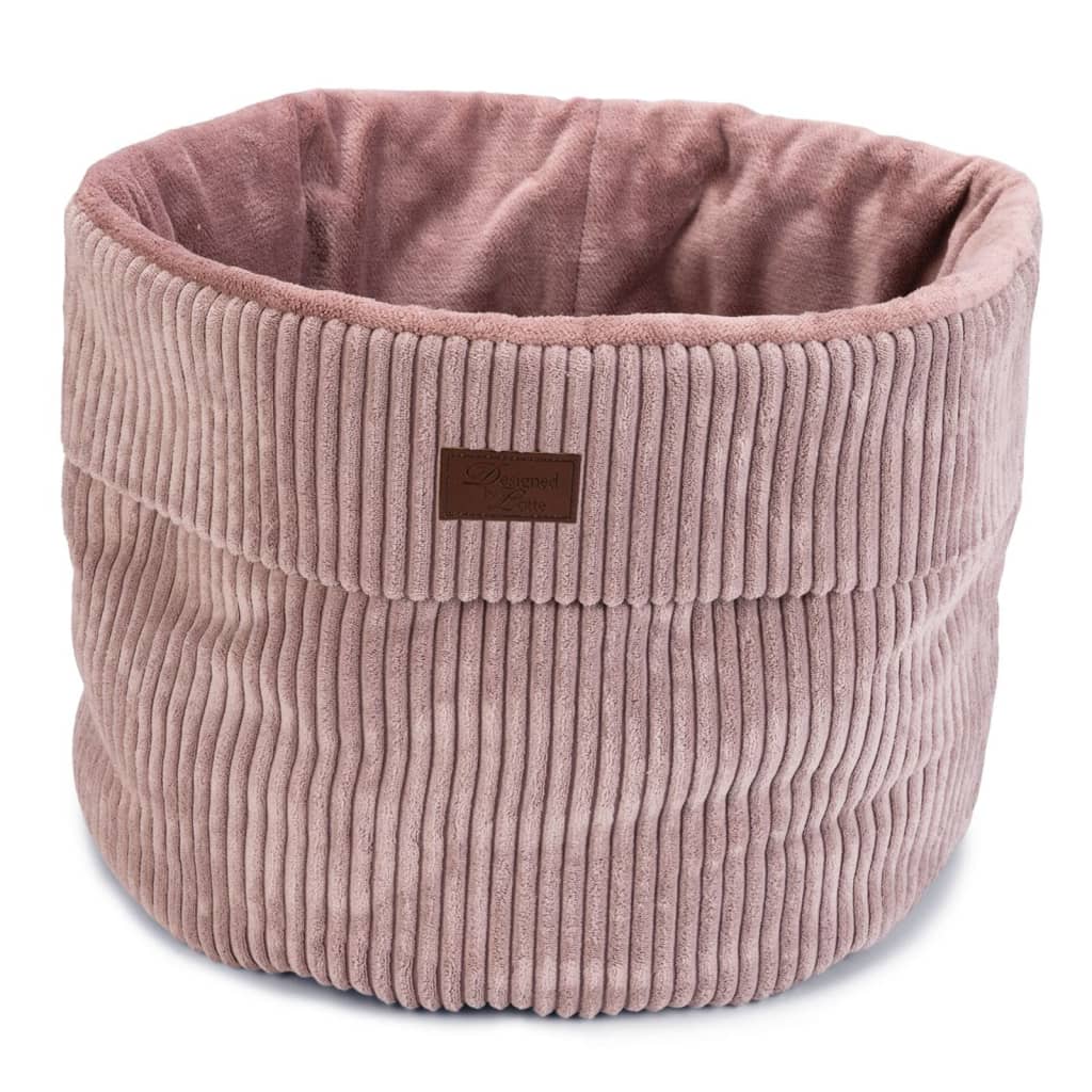 Designed by Lotte Pink Ribbed Cat Kennel 50x35 cm