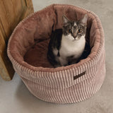 Designed by Lotte Pink Ribbed Cat Kennel 50x35 cm