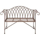 Esschert Design Panca da Giardino in Metallo Stile Old English MF009