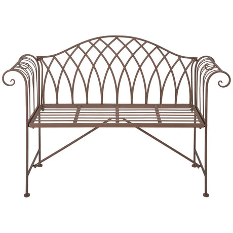 Esschert Design Panca da Giardino in Metallo Stile Old English MF009