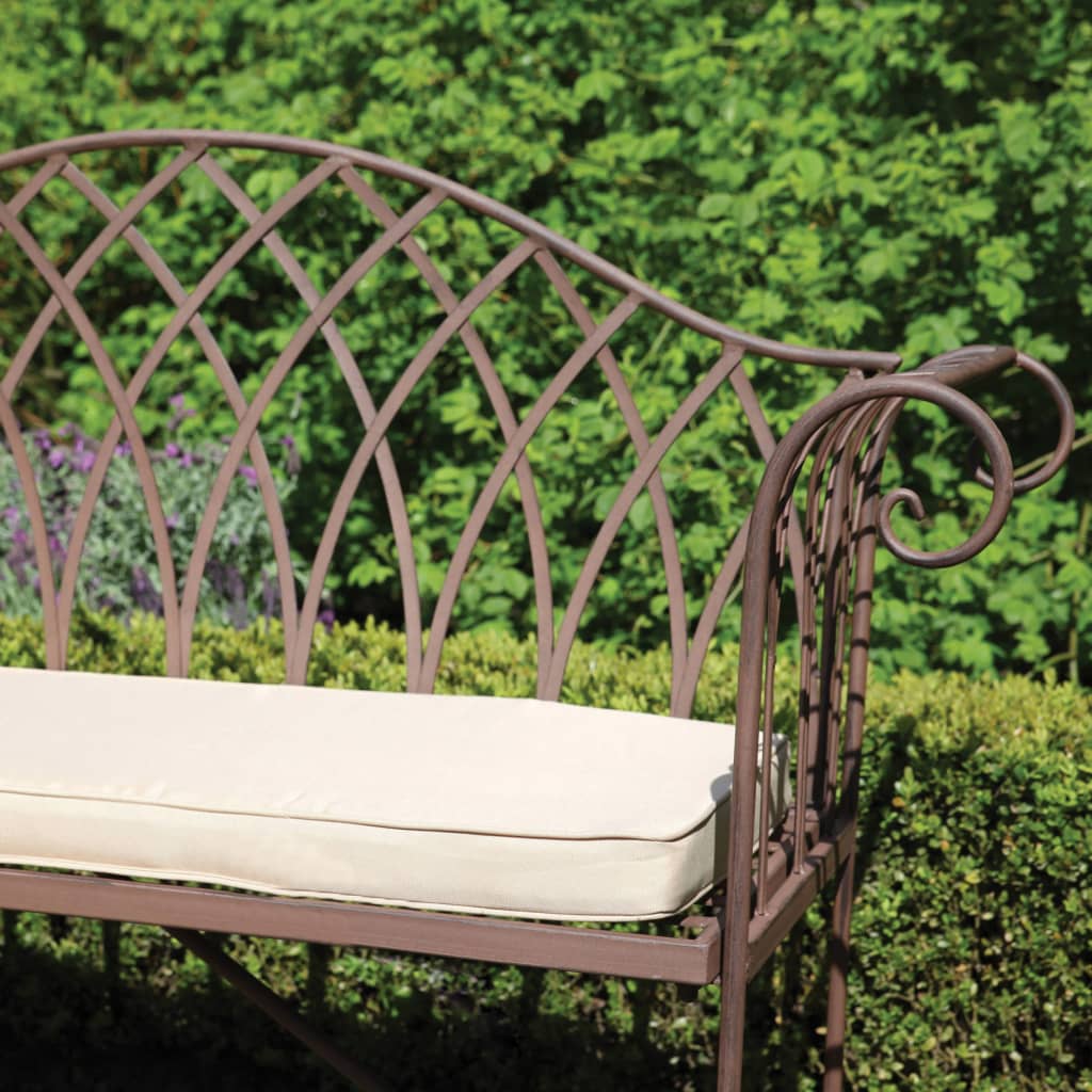 Esschert Design Panca da Giardino in Metallo Stile Old English MF009