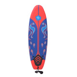 Tavola da Surf Blu e Rossa 170 cm