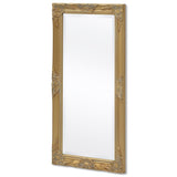 Specchio da Parete Stile Barocco 100x50 cm Oro