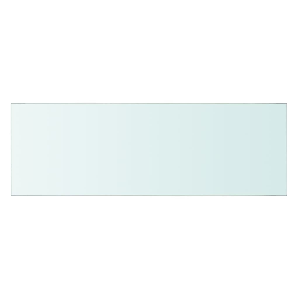 Mensola in Vetro Trasparente 60x20 cm