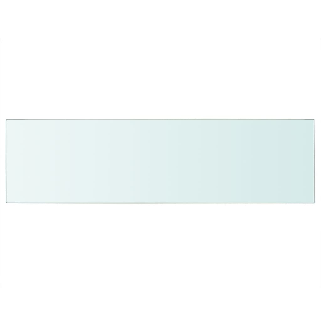 Mensola in Vetro Trasparente 90x25 cm
