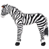 Zebra in Peluche in Piedi Nera e Bianca XXL