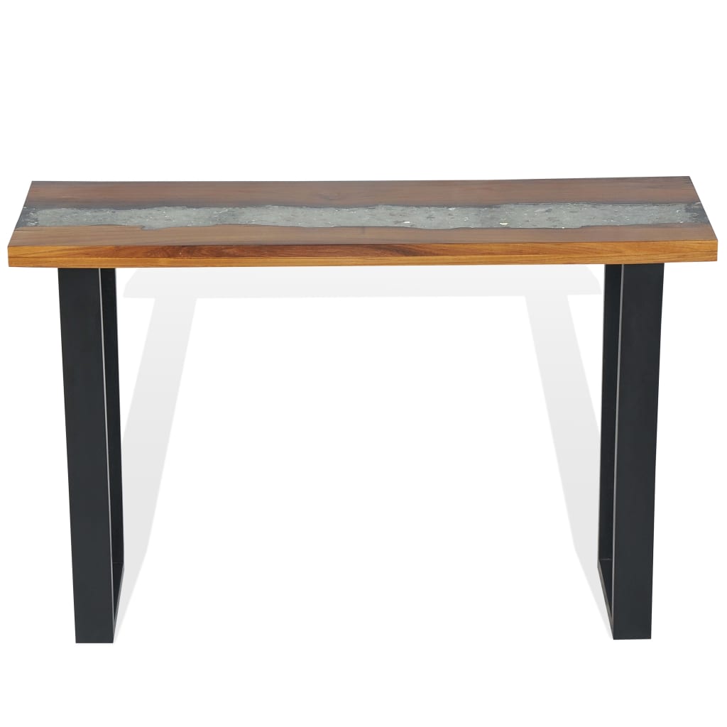 Tavolo Consolle in Teak 100x35x75 cm