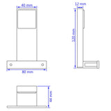 Faretti per Specchi 2 pz 2 W a Luce Bianca Fredda