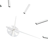 Orologio da Parete 3D in Stile Moderno 100cm XXL Argento