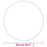 Specchio da Parete 50 cm in Vetro Circolare