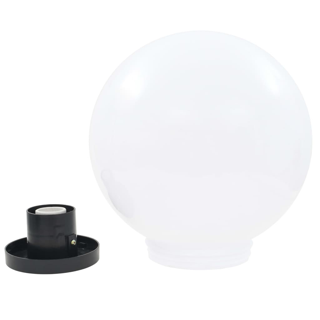 Set Lampade a LED Sferiche 2 pz 30 cm in PMMA