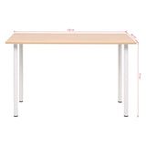 Tavolo da Pranzo 120x60x73 cm Rovere e Bianco