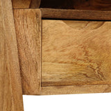 Scrivania in Legno Massello di Mango 110x50x76 cm