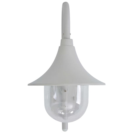 Lampada da Parete da Giardino E27 42 cm in Alluminio Bianco