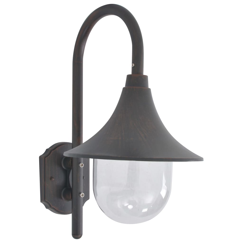 Lampada da Parete da Giardino E27 42 cm Alluminio Bronzo