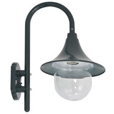 Lampada da Parete da Giardino E27 42 cm Alluminio Verde Scuro