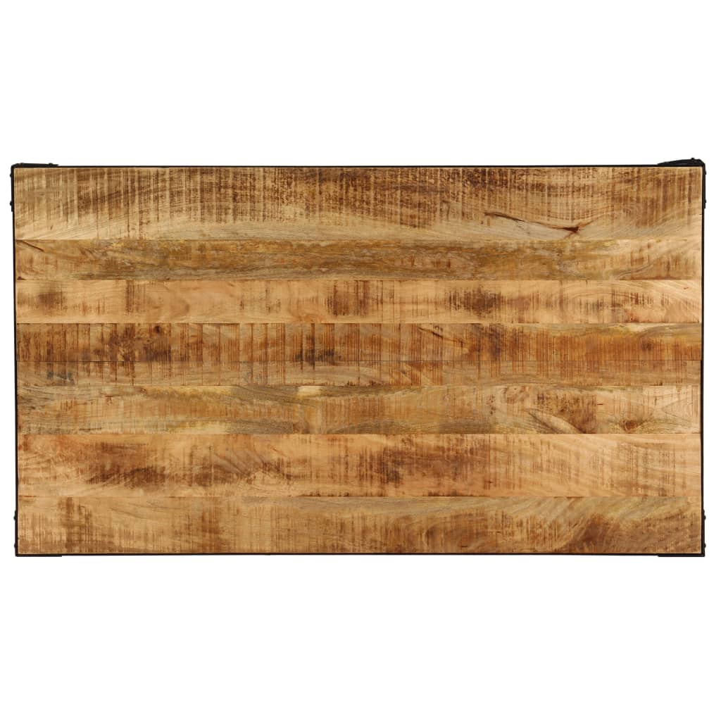 Tavolo da Pranzo 140x80x76 cm in Legno Massello di Mango