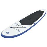 Set Tavola Gonfiabile da SUP Blu e Bianco